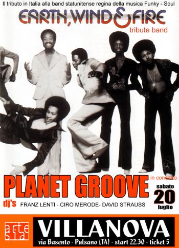 Tributo agli Earth Wind & Fire + Ciro Merode, Franz Lenti e David Strauss dj set