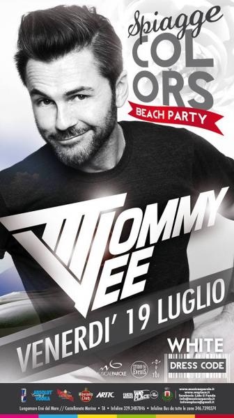Tommy Vee al lido Il Panda