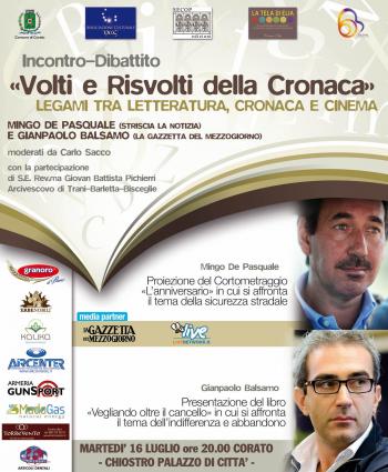 Volti e risvolti della cronaca -una serata con Mingo e il giornalista Balsamo  