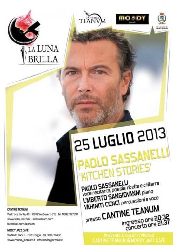 Kitchen’s Stories con Paolo Sassanelli, Umberto Sangiovanni e Vahiniti Cenci