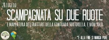 Scampagnata su due ruote. Mappatura dei tratturi della contrada Tortorella e non solo.