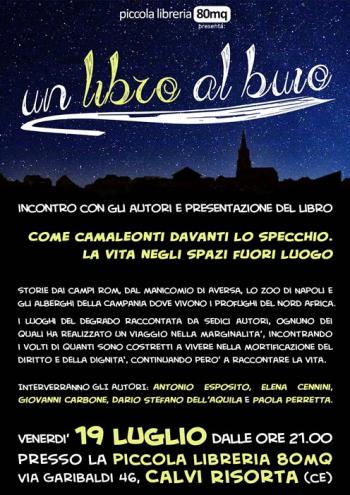 Incontro al buio con gli autori di “Come camaleonti davanti allo specchio. La vita negli spazi fuori luogo“