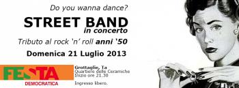 Street Band in concerto alla Festa Democratica (Tributo agli anni '50)
