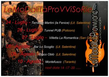 Le modalità provvisorie live