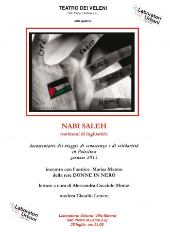Viaggio in Palestina: NABI SALEH, testimoni di ingiustizie