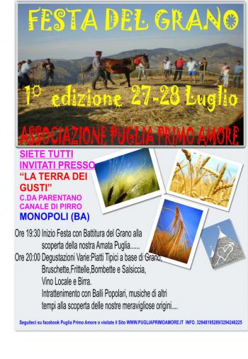 La Festa Del Grano 1° Edizione
