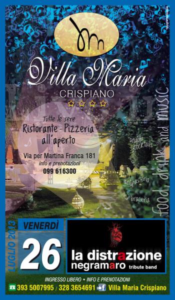 La Distrazione in Concert (Negramaro tribute band)