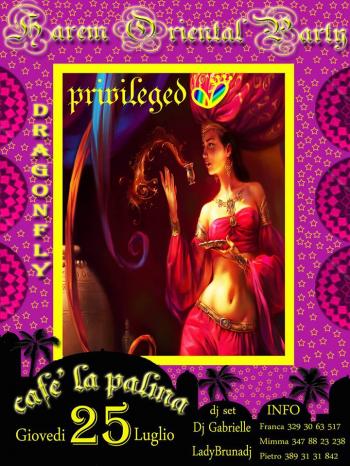 Privileged Staff presenta "Harem Oriental Party"
