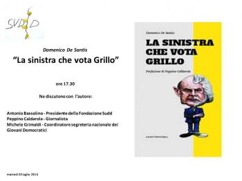 “La sinistra che vota Grillo” di Domenico De Santis