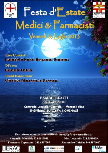 Festa d'estate dei Medici & Farmacisti