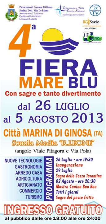 4^ edizione della Fiera Mare Blu