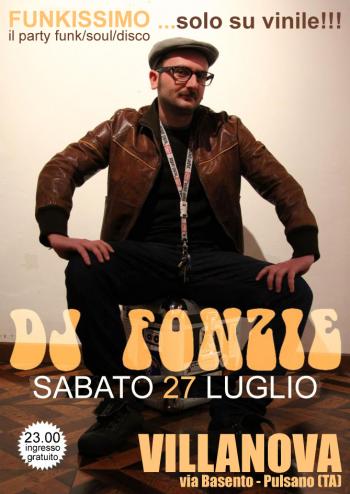 Dj Fonzie in Funkyssimo, il party funk-soul-disco solo su vinile