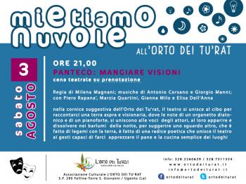 Panteco: Mangiare Visioni (Cena Teatro)