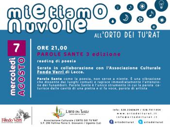 Parole Sante - 3 Edizione