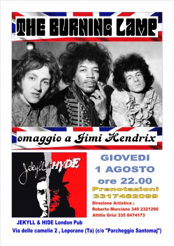 The Burning Lamp - Omaggio a Jimi Hendrix