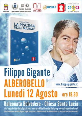 Lo scrittore pugliese Gigante invita tutti nella sua "Piscina delle Mamme" 