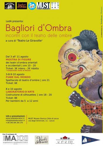 Bagliori d'Ombra. Incontri con il teatro delle ombre