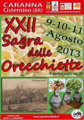 XXII Sagra delle orecchiette