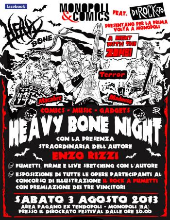 Heavy Bone Night - Rock & Comics