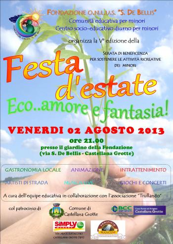 Festa d'Estate alla Fondazione De Bellis