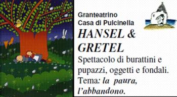 Teatro dei Burattini: Hansel & Gretel