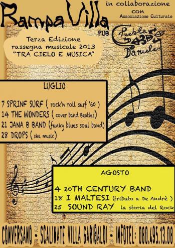 Tra Cielo e Musica, 20th Century Band live