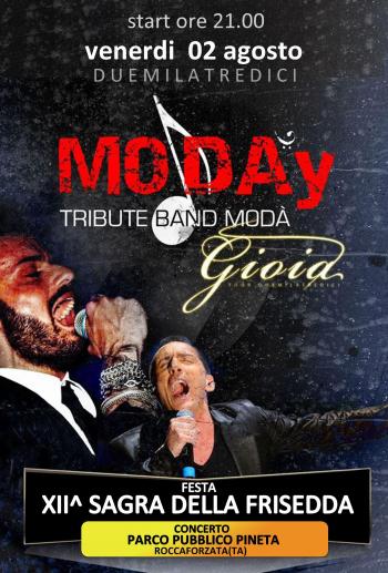 Modày Coverband Modà live 