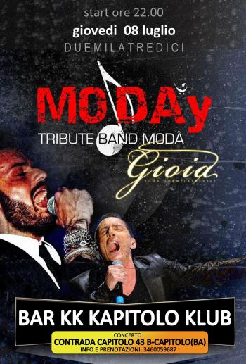 Modày Coverband Modà IN CONCERTO