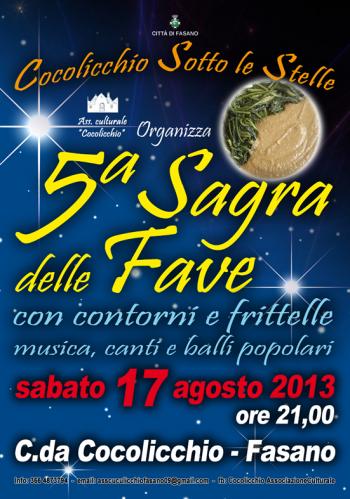 5^sagra delle Fave con Contorni e Frittelle
