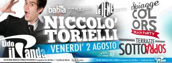 La Iena Niccolò Torielli con il suo Sconvolt Quiz live 