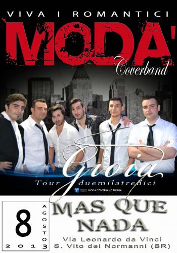 Modà Coverband in concerto