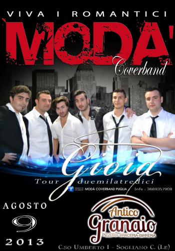 Moda' Coverband Tour 2013