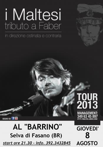 Tributo a Fabrizio de Andre' Con I Maltesi