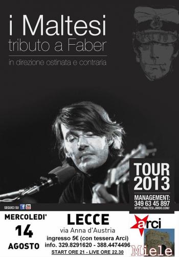 I Maltesi Tributo a Faber " In direzione Ostinata e Contraria"