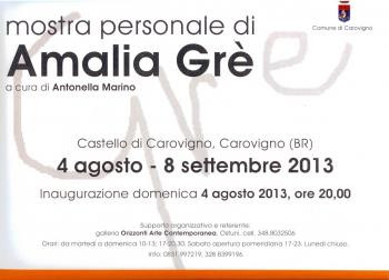 "Grè" Mostra Personale d'Arte Contemporanea - Opere di Amalia Grè
