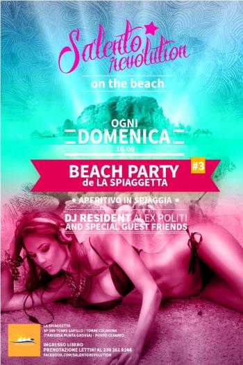 Salento Revolution on the beach - il Beachparty della domenica
