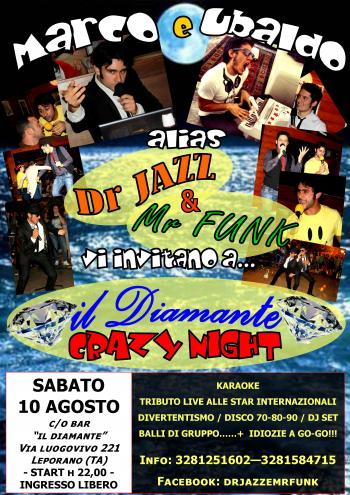 Il Diamante Crazy Night- by dr Jazz & mr Funk