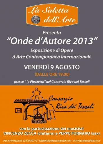 "Onde d'autore 2013" collettiva di artisti contemporanei