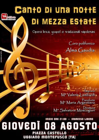 Opera lirica, Gospel e tradizionali napoletani a cura del Coro Polifonico Alma Gaudia