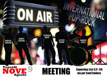Il pop/rock degli On Air al Meeting di Copertino