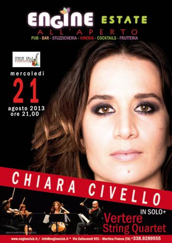 Concerto di Chiara Civello & Vertere String Quartet