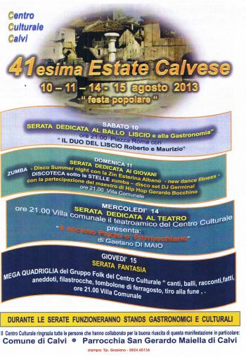 41esima Estate Calvese