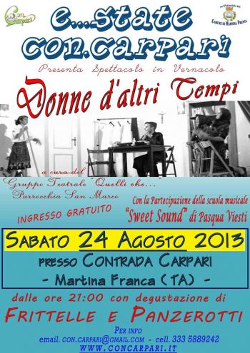 E...State Con.Carpari - 1^ Sagra di Frittelle e Panzerotti