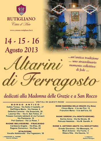 Altarini di Ferragosto