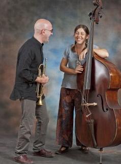 Roccella Jazz Festival - Silvia Bolognesi al contrabbasso dialoga con Angelo Olivieri alla tromba