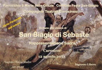 San Biagio di Sebaste Patrono di Carosino