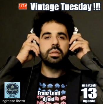"Vintage Tuesday" con Franz Lenti e i suoi meravigliosi anni '80
