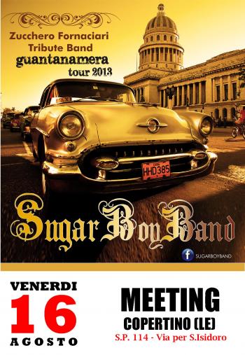Sugarboyband (Zucchero Tribute) in concerto al Meeting di Copertino