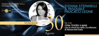 Cena Teatro sul Mare con Tiziana Stefanelli & Pasquale Procacci Leone