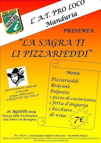 Sagra ti li pizzarieddi, concerto de "i Briganti del Duca"